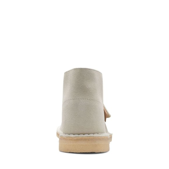 CLARKS Desert boot off white suede main image 4